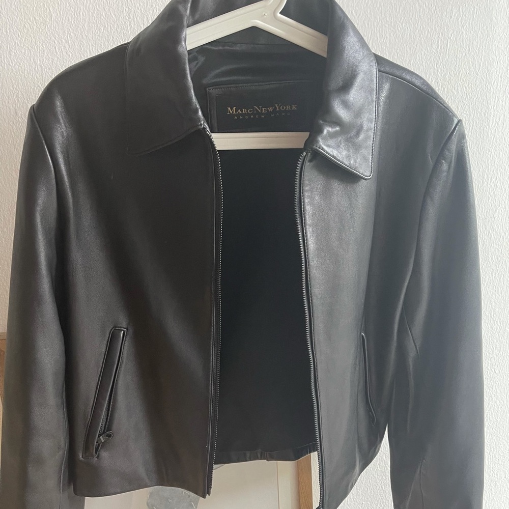 [SOLD]Marc New York by Andrew Marc Black Leather Jacket